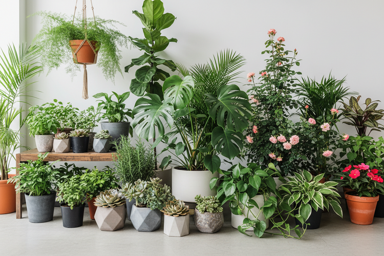 verzameling van alle soorten overige planten