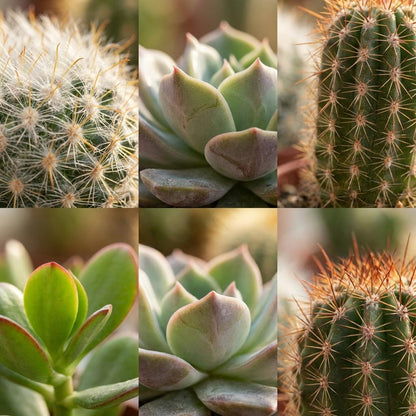 Mix: 18 stuks Mini Cacti & Succulenten 5-10 cm