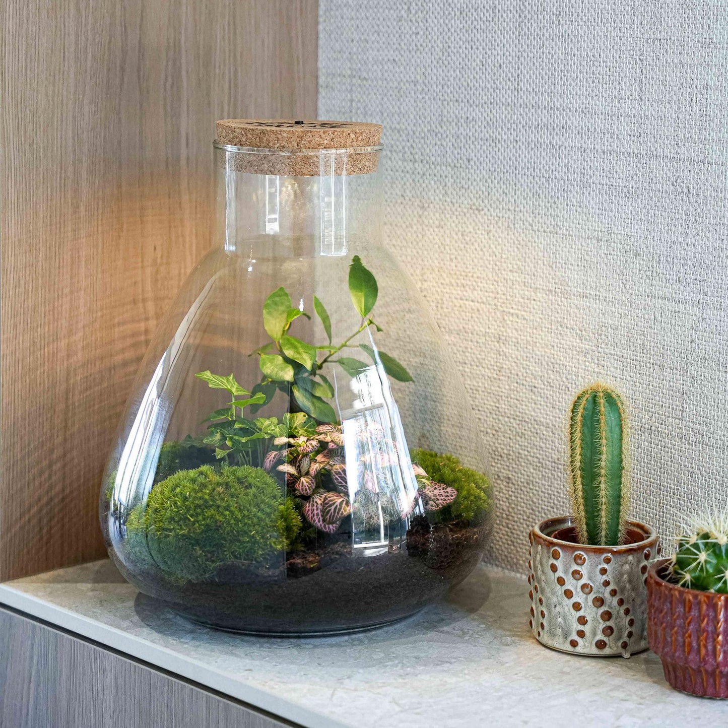 DIY: LOVE MOM 2.0 terrarium (met licht)