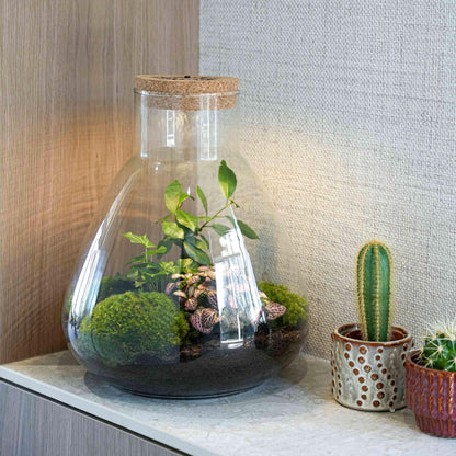 DIY: LOVE MOM 2.0 terrarium (met licht)