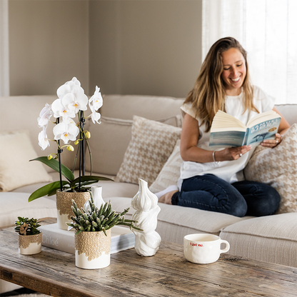Combo: Kolibri Company | Bloom sierpot zand – set 6 cm + 9 cm + 12 cm