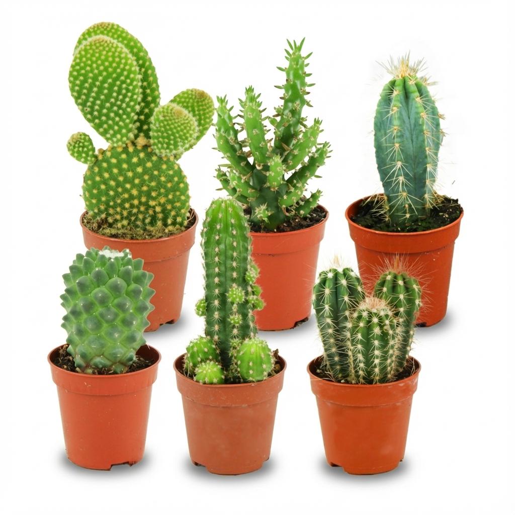 Mix: 6 Mini Cacti Ø 5.5 cm 5-10 cm
