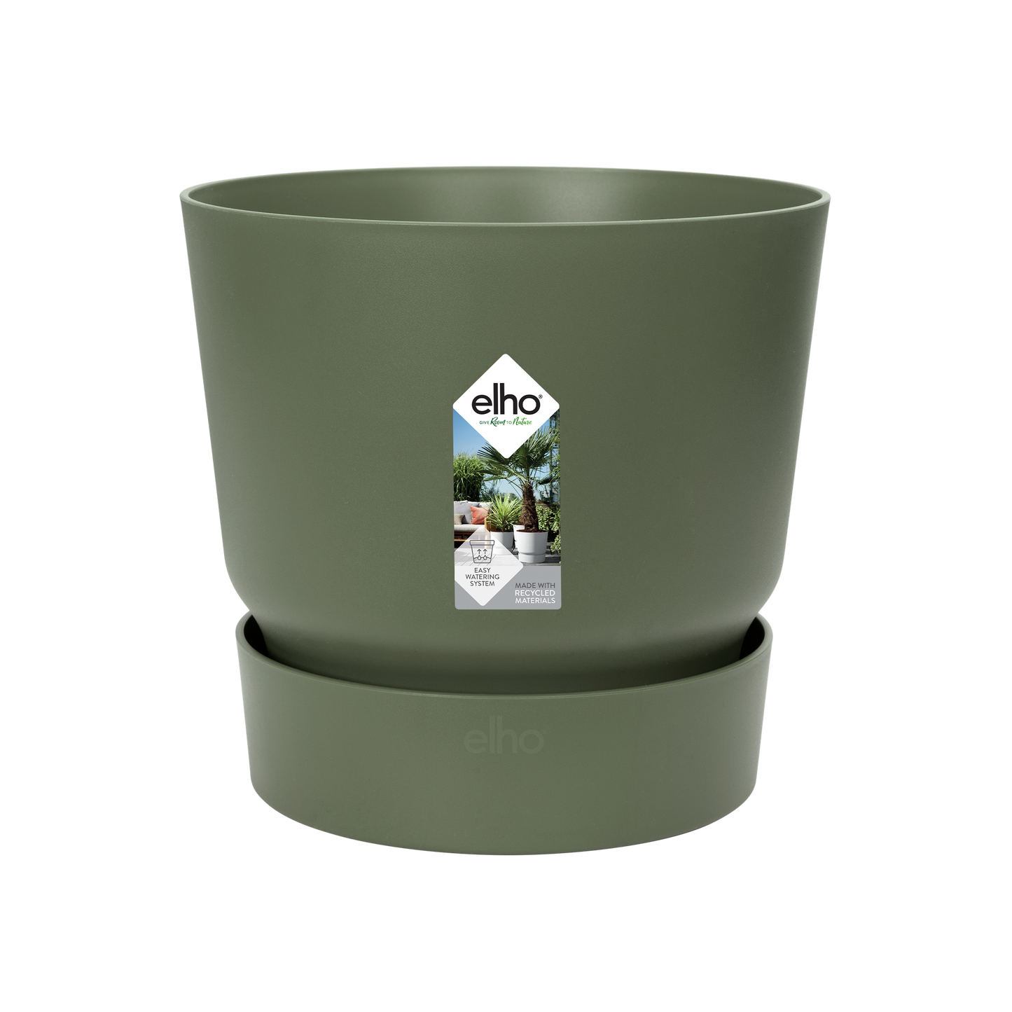 Elho Greenville Round groen - D30 x H28