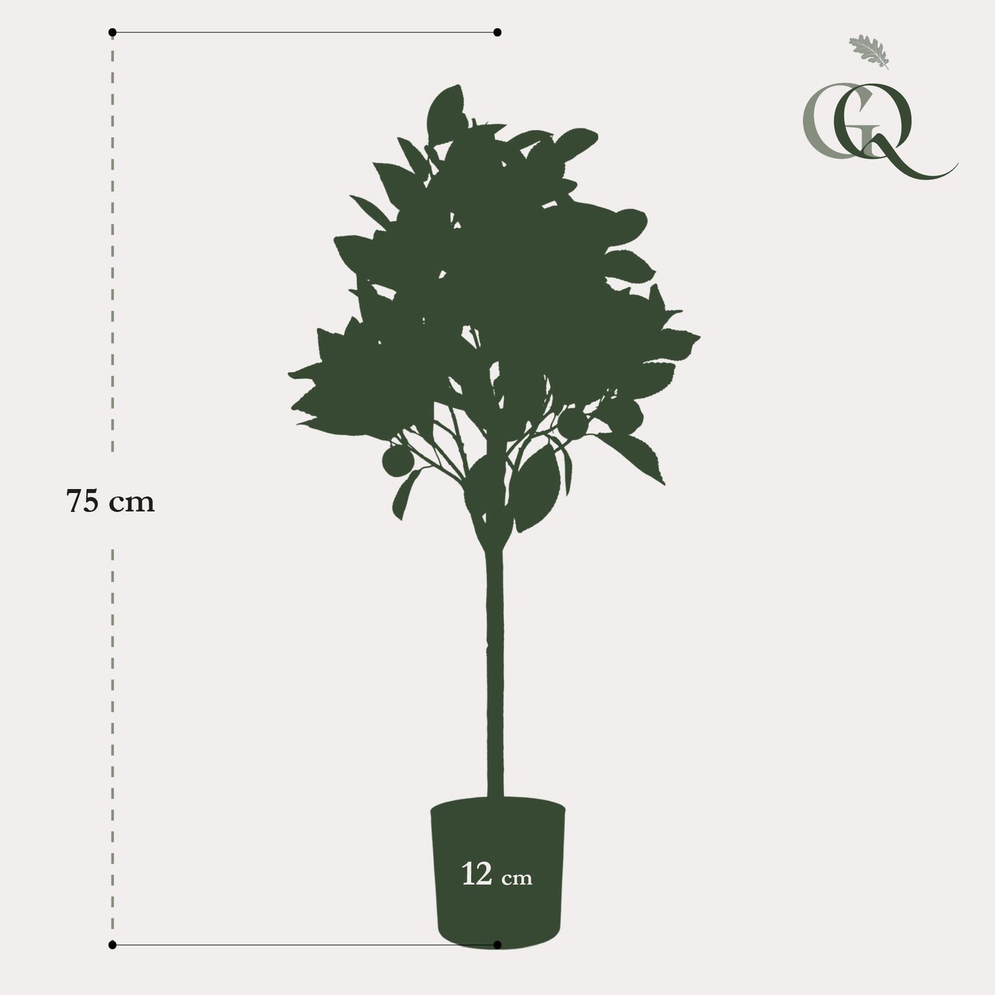 ARTIFICIAL Citrus Sinensis - 75 cm